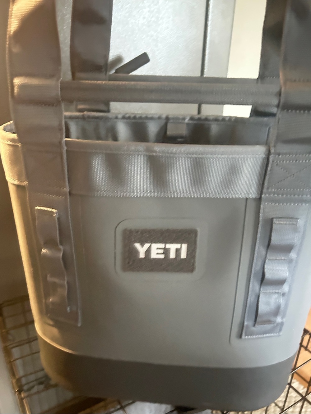 Yeti Gray Duffel Tote with Reinforced Straps